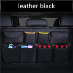 Auto Ease™ Premium Leather Rear Trunk Organizer System