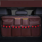 Auto Ease™ Premium Leather Rear Trunk Organizer System
