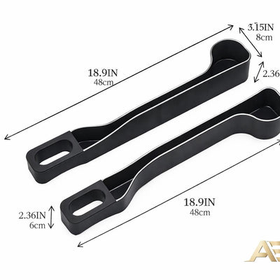Auto Ease™ Dual Cup Seat Organizer – Front & Rear Storage Upgrade