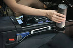 Auto Ease™ Dual Cup Seat Organizer – Front & Rear Storage Upgrade