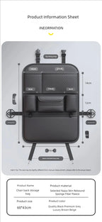 Auto Ease™ Smart Backseat Organizer – Maximum Storage, Zero Clutter