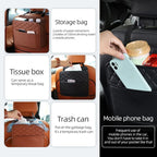 Auto Ease™ Leather Seat Back Storage Organizer