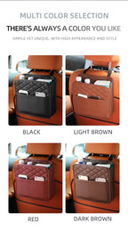 Auto Ease™ Leather Seat Back Storage Organizer