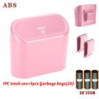 Auto Ease™ Compact Hanging Trash Bin with Flip-Top Lid