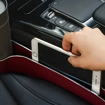 Auto Ease™ Dual Cup Seat Organizer – Front & Rear Storage Upgrade