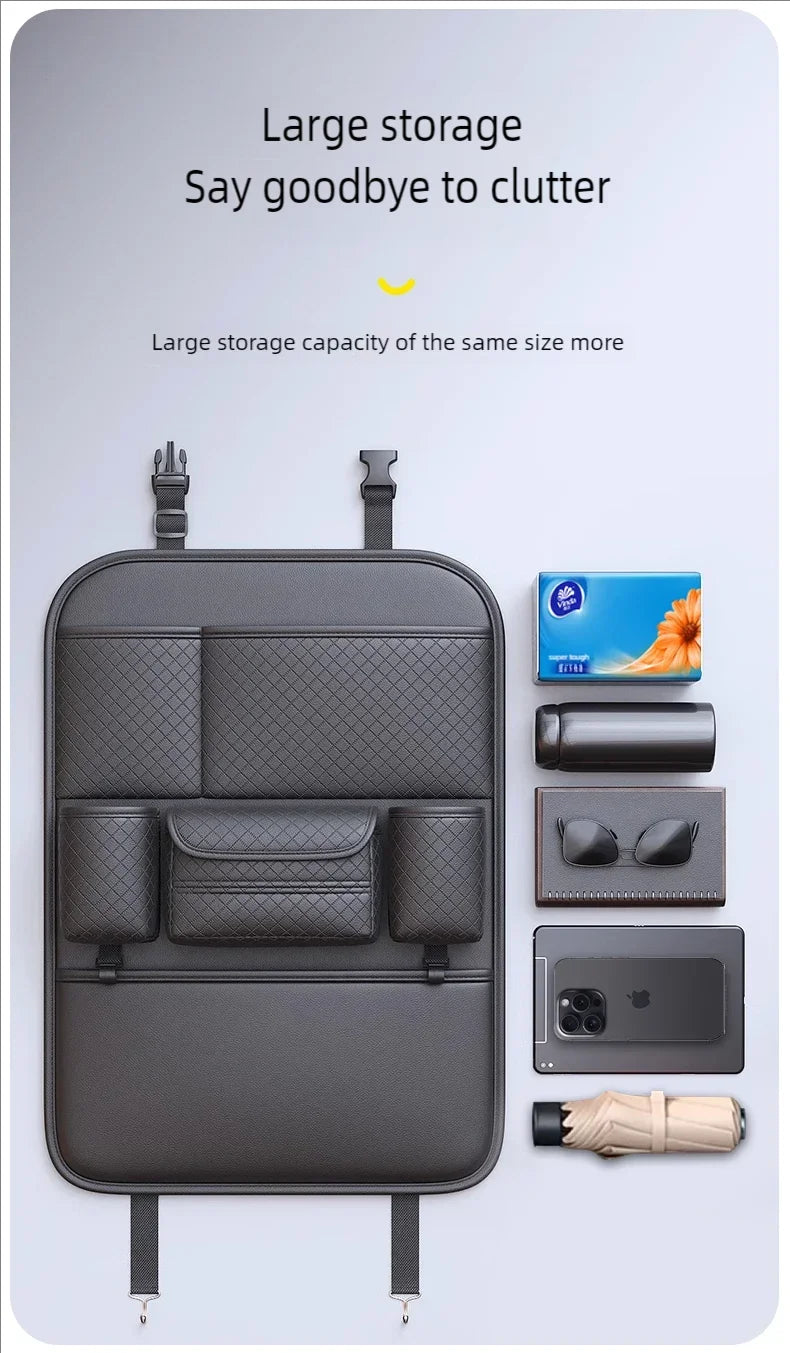 Auto Ease™ Smart Backseat Organizer – Maximum Storage, Zero Clutter