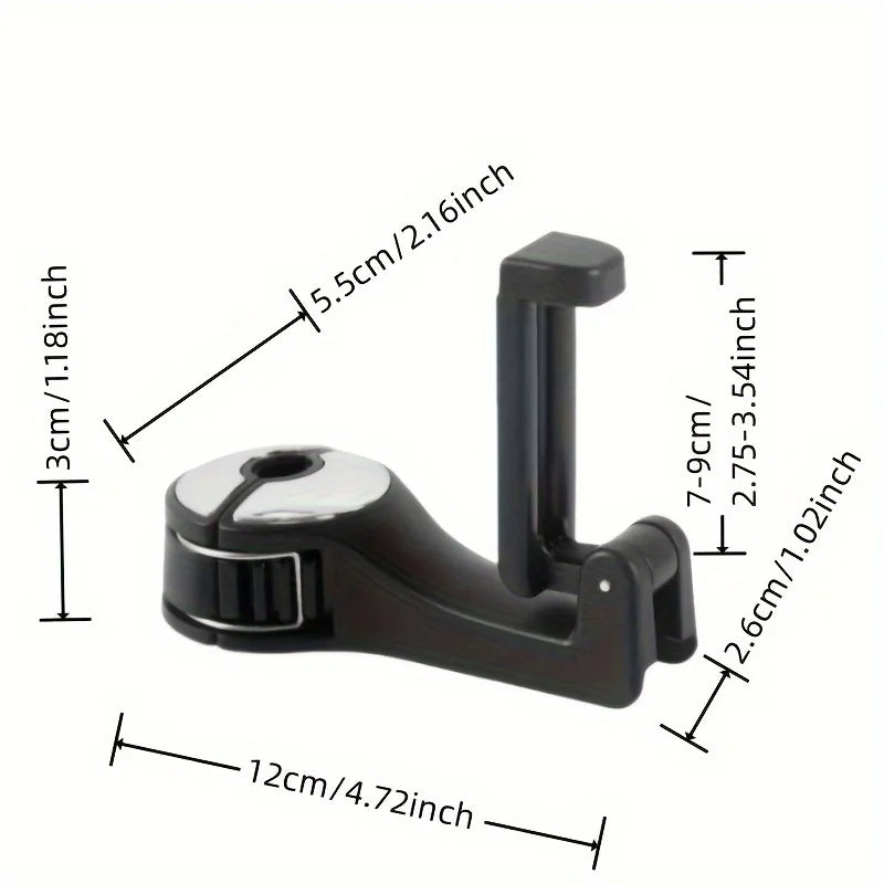 Auto Ease™ Dual-Function Headrest Storage Hanger