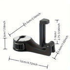Auto Ease™ Dual-Function Headrest Storage Hanger