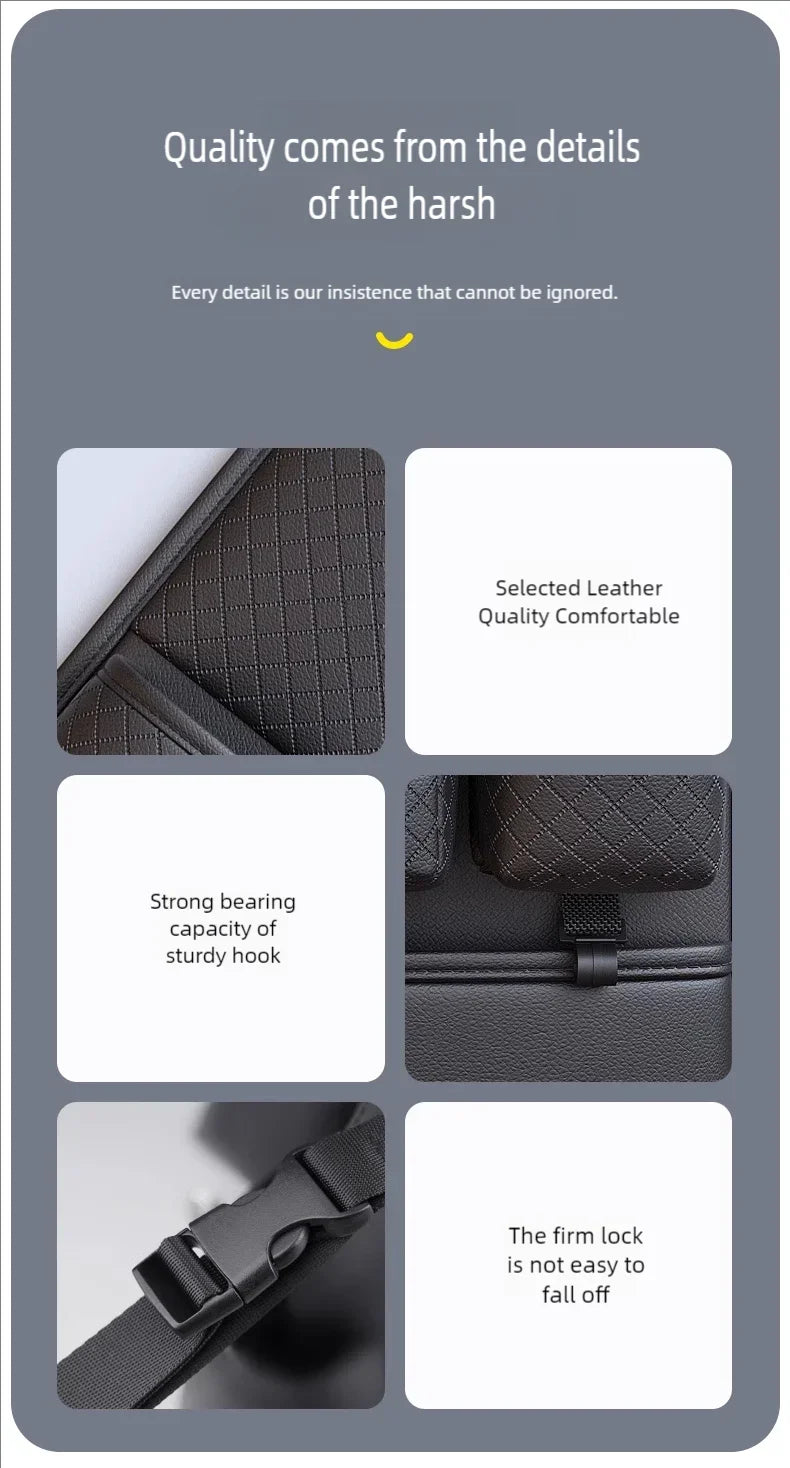 Auto Ease™ Smart Backseat Organizer – Maximum Storage, Zero Clutter