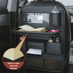Auto Ease™ Foldable Seat Back Organizer with Integrated Tray Table